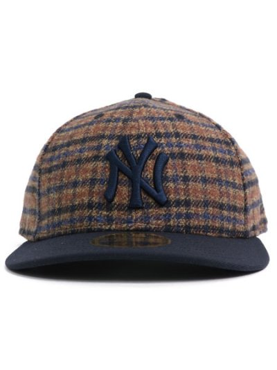 画像2: NEW ERA LP 59FIFTY PLAID FLANNEL YANKEES BROWN/NVY
