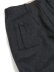 画像3: 【送料無料】Ten-c WOOL FLANNEL CARGO TROUSERS BLACK WIDOW