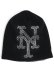 画像1: NEW ERA BASIC BEANIE BIG RHINESTONE METS BLACK (1)