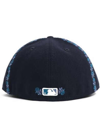 画像4: NEW ERA LP 59FIFTY ROSE EMBROIDERY YANKEES NAVY