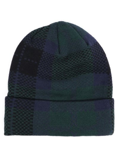 画像2: NEW ERA BASIC CUFF KNIT PATTERN CHECK MLT