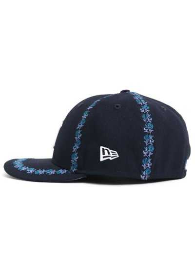 画像3: NEW ERA LP 59FIFTY ROSE EMBROIDERY YANKEES NAVY