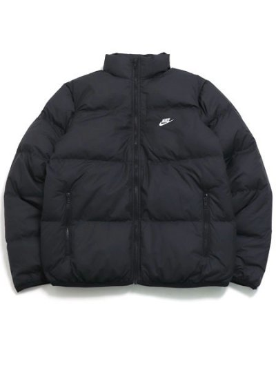 画像1: 【送料無料】NIKE THERMA-FIT CLUB PUFFER JACKET-BLACK/WHITE