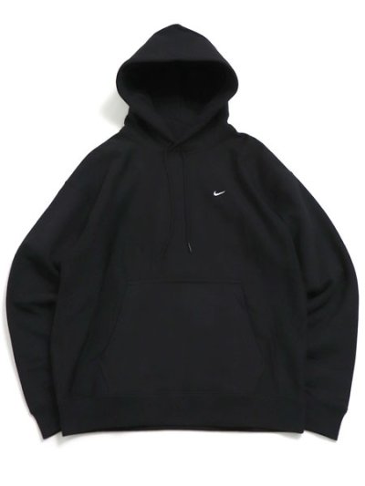 画像1: 【送料無料】NIKE SOLO SWOOSH BB PO HOODIE-BLACK/BLK/WHT