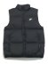 画像1: 【送料無料】NIKE TF CLUB PUFFER VEST 65-BLACK/WHITE (1)