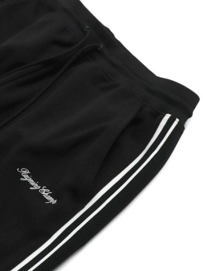 画像3: 【送料無料】REIGNING CHAMP POLY PIQUE CAMPO STANDARD TRACK PANT BLACK
