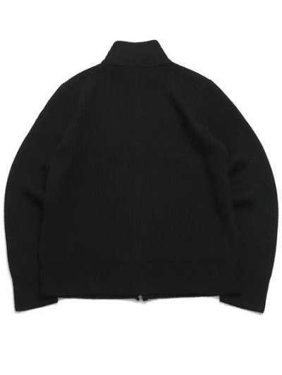 画像2: 【送料無料】REIGNING CHAMP MERINO RIB VINNIE TRACK JACKET BLACK