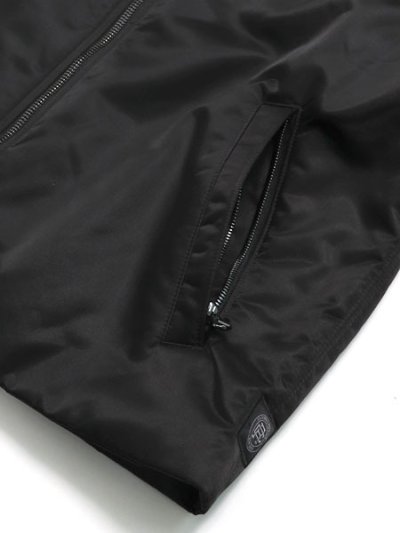 画像4: 【送料無料】REIGNING CHAMP NYLON TWILL DECK JACKET BLACK
