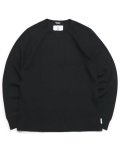 【送料無料】REIGNING CHAMP LW WAFFLE STANDARD LS BLACK