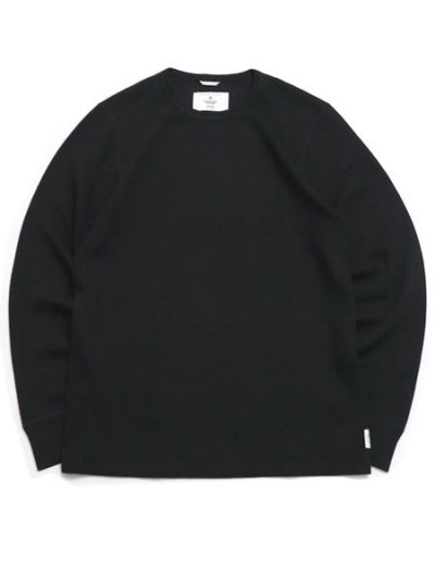 画像1: 【送料無料】REIGNING CHAMP LW WAFFLE STANDARD LS BLACK