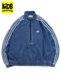 【KIDS】ADIDAS KIDS DENIM JACKET-MIDIUM BLUE DENIM