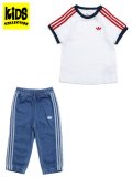 【KIDS】ADIDAS KIDS DENIM TEE SET-MIDIUM BLUE DENIM