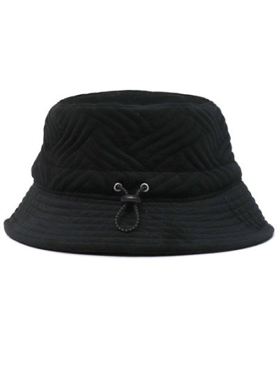 画像2: KANGOL PLUSH WAVE PUFF BUCKET BLACK