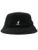 画像1: KANGOL PLUSH WAVE PUFF BUCKET BLACK (1)