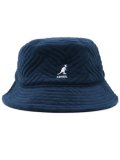 KANGOL PLUSH WAVE PUFF BUCKET BLUE