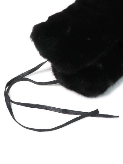 画像2: 【送料無料】KANGOL BLACK FAUX FUR TRAPPER