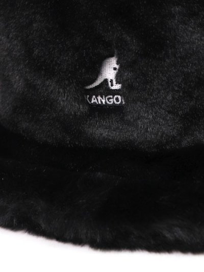 画像5: 【送料無料】KANGOL FAUX FUR BUCKET-SOLID BLACK