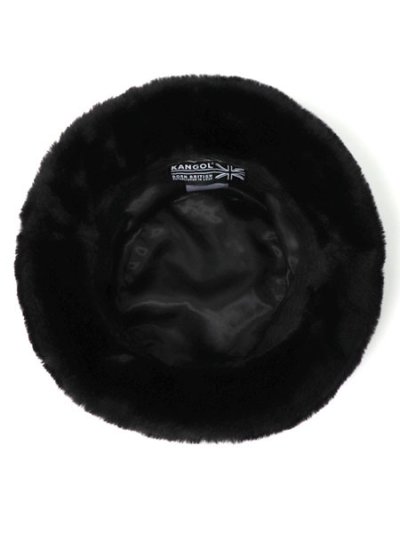 画像4: 【送料無料】KANGOL FAUX FUR BUCKET-SOLID BLACK