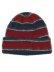 画像2: KANGOL FUZZY STRIPE BEANIE NAVY (2)