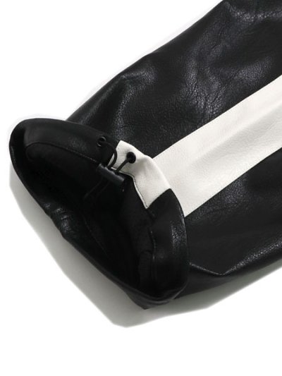 画像7: 【送料無料】FUBU FAUX LEATHER TRACK PANTS WHITE