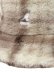 画像5: 【送料無料】KANGOL FAUX FUR BUCKET-BEIGE MULTI PLAID (5)