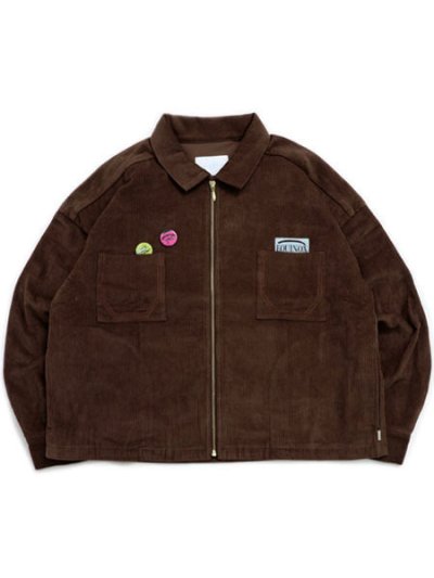 画像1: 【送料無料】WHIMSY SOCKS CORDUROY SHIRT JACKET BROWN