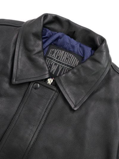 画像3: 【送料無料】EXPANSION SKYBORN A-2 LEATHER JACKET BLACK