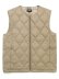 画像1: 【送料無料】SCHOTT TAION INNER DOWN VEST BEIGE (1)