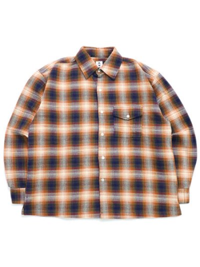 画像1: 【送料無料】EXPANSION TRIBECA TRADITIONAL SHIRT ORANGE DISTRICT