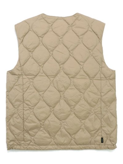 画像2: 【送料無料】SCHOTT TAION INNER DOWN VEST BEIGE
