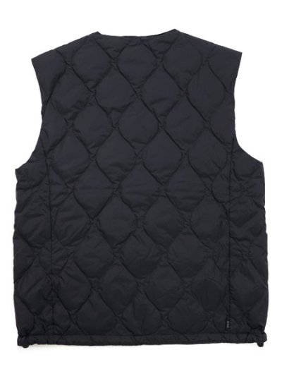画像2: 【送料無料】SCHOTT TAION INNER DOWN VEST BLACK