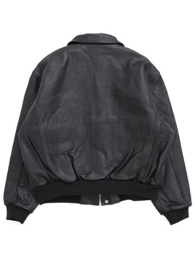 画像2: 【送料無料】EXPANSION SKYBORN A-2 LEATHER JACKET BLACK