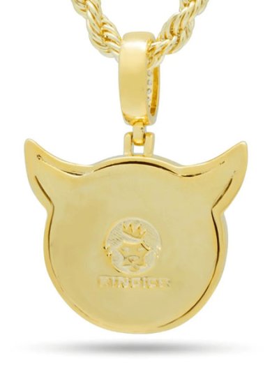 画像3: 【送料無料】KING ICE DEVIL EMOJI 1.6" NECKLACE