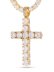 画像2: 【送料無料】KING ICE TENNIS CROSS 2.2" NECKLACE (2)