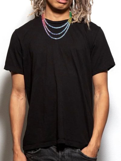 画像2: 【送料無料】KING ICE 5mm SPECTRUM TENNIS CHAIN 20" GOLD PLATED