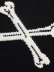 画像4: 【送料無料】SCHOTT CROSS BONE KNIT BLACK (4)