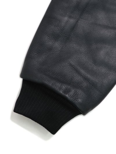 画像7: 【送料無料】EXPANSION SKYBORN A-2 LEATHER JACKET BLACK