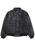 【送料無料】EXPANSION SKYBORN A-2 LEATHER JACKET BLACK