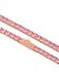 画像2: 【送料無料】KING ICE PINK TENNIS CHAIN 18" ROSE GOLD GD PLATED (2)