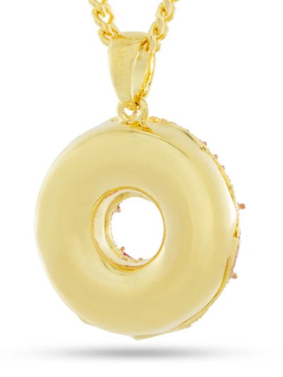 画像3: 【送料無料】KING ICE PINK DONUT 2.2" NECKLACE