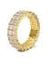 画像3: 【送料無料】KING ICE DOUBLE-ROW BRILLIANT-CUT GD VERMEIL RING (3)