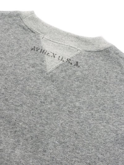 画像4: 【送料無料】AVIREX VINTAGE CREW SWEAT GREY