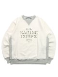 【送料無料】AVIREX VINTAGE CREW SWEAT OFF WHITE