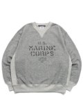 【送料無料】AVIREX VINTAGE CREW SWEAT GREY