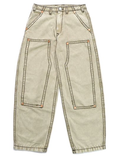 画像2: 【送料無料】TRUE RELIGION CARPENTER SUPER T BAGGY SCUFFED BEIGE