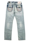 【送料無料】TRUE RELIGION RICKY SUPER T STRAIGHT LIGHT WASH 