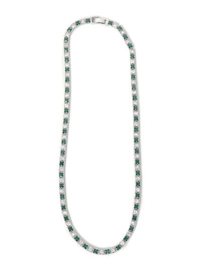 画像1: 【送料無料】ADVANCE CHAIN 42cm EMERALD/ZIRCONIA
