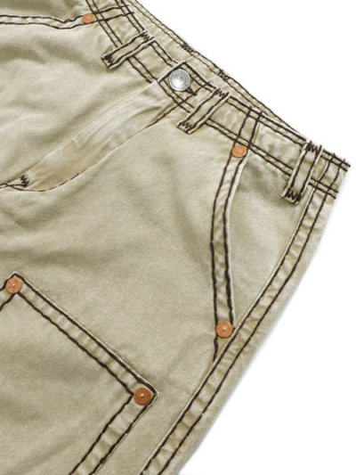 画像3: 【送料無料】TRUE RELIGION CARPENTER SUPER T BAGGY SCUFFED BEIGE