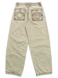 【送料無料】TRUE RELIGION CARPENTER SUPER T BAGGY SCUFFED BEIGE