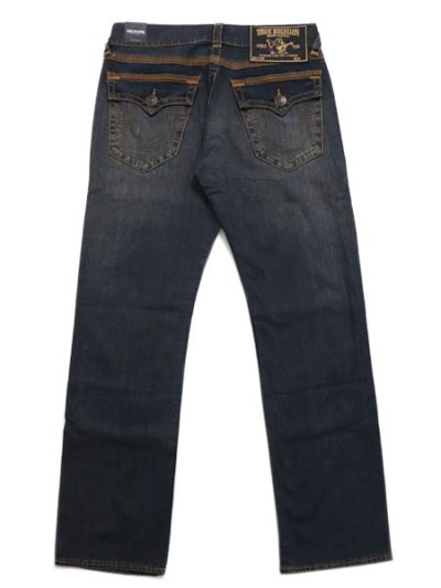 画像1: 【送料無料】TRUE RELIGION RICKY STR SUPER T FLATLOCK GREENLAND DKW